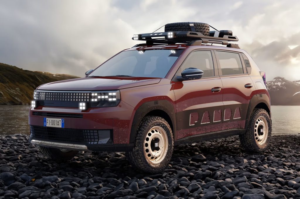 Fiat gör comeback i terrängen med Grande Panda 4×4 Concept – retro möter eldrift